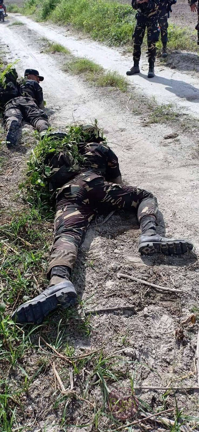 LOOK Airman Ejay Falcon during his training as an army reservist for