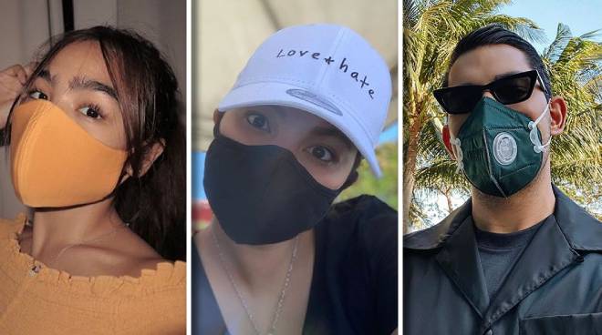 Face Mask Fashion: Celebrities show their face masks in time of ECQ
