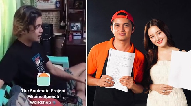 Look James Reid Undergoes Language Workshop Immersion For New Series With Nancy Mcdonie Push Com Ph Your Ultimate Showbiz Hub