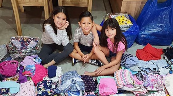 Kramer Kids Donate Old Clothes For Taal Eruption Victims Push