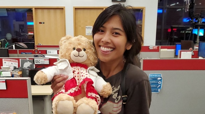 teddy bear with voice recording ph