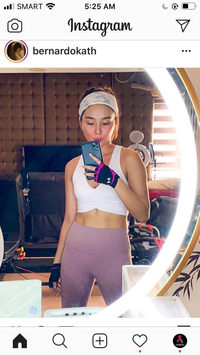 Sexy And Fit Kathryn Bernardo Shares Her Post Workout Selfies Push