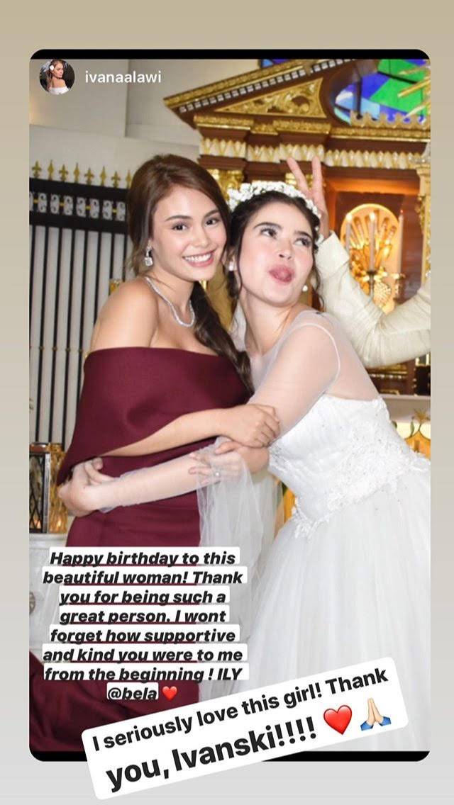 Ivana Alawi, Sarah Lahbati, greet Bela Padilla on her birthday PUSH