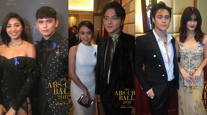 stand out love teams the much awaited pairs at the abs cbn ball
